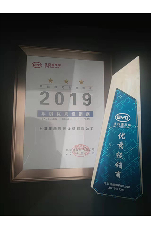 溧阳市比亚迪2019优秀经销商